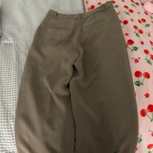 Aritzia Taupe Effortless Pants